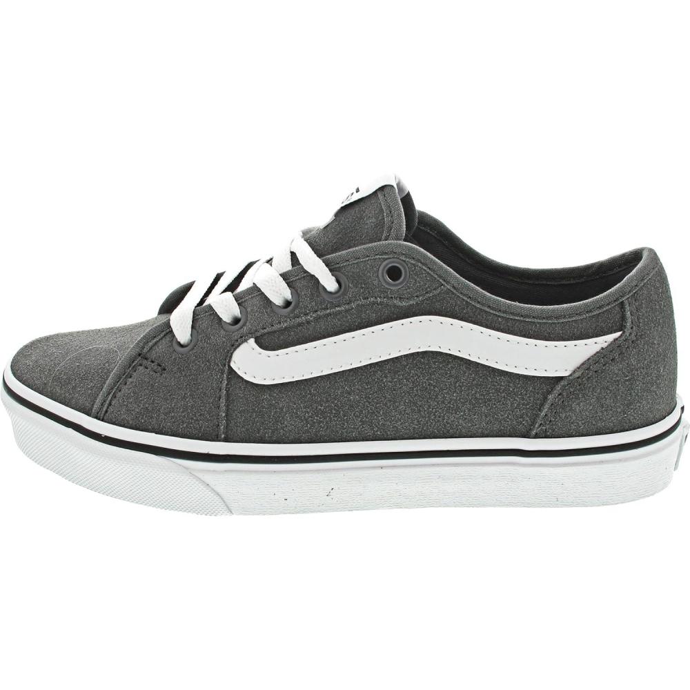 image:imageVans Kids Ward SneakerSuede Pewter White