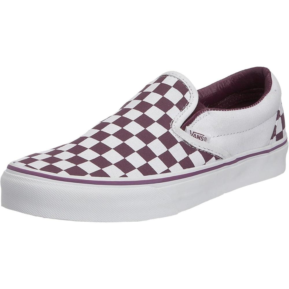 image:imageVans Kids Ward SneakerWhite True WhiteDark Purple Checkerboard
