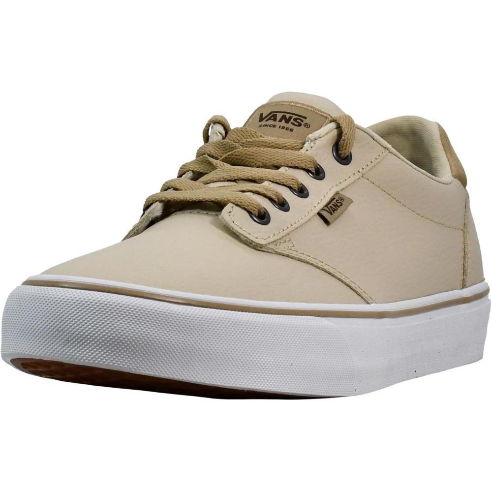 image:imageVans Mens Atwood Deluxe ShoeTumble Leather Taupe