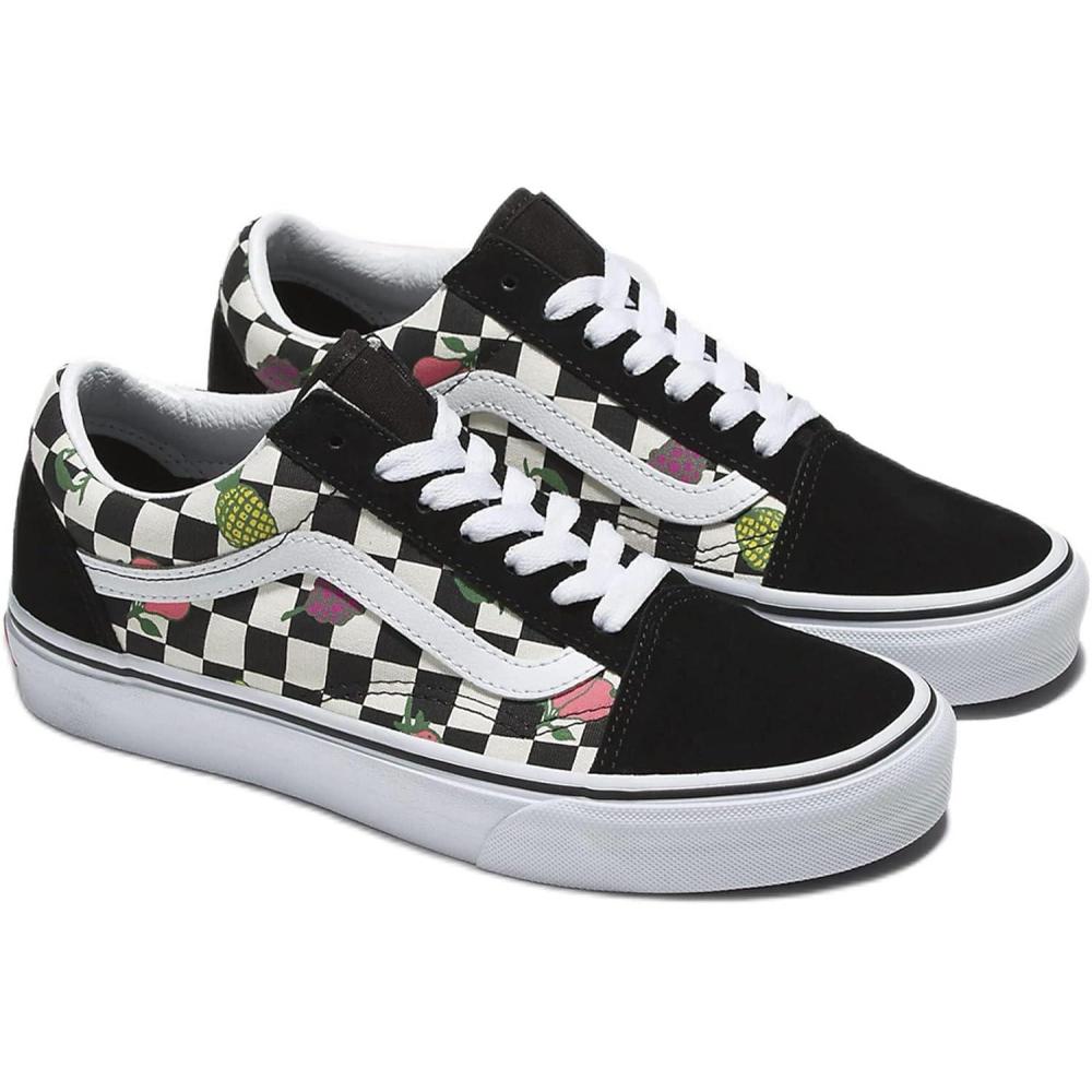 image:imageVans Old Skool FLAME  VN0A38G1PHNFruit Cherckerboard Black White