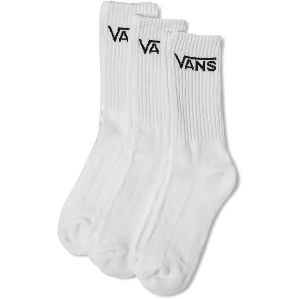 image:imageVans Unisex Classic Crew Socks 3pack Everyday Socks Soft amp Stretchy Fabric Great for Hightop ShoesWhite