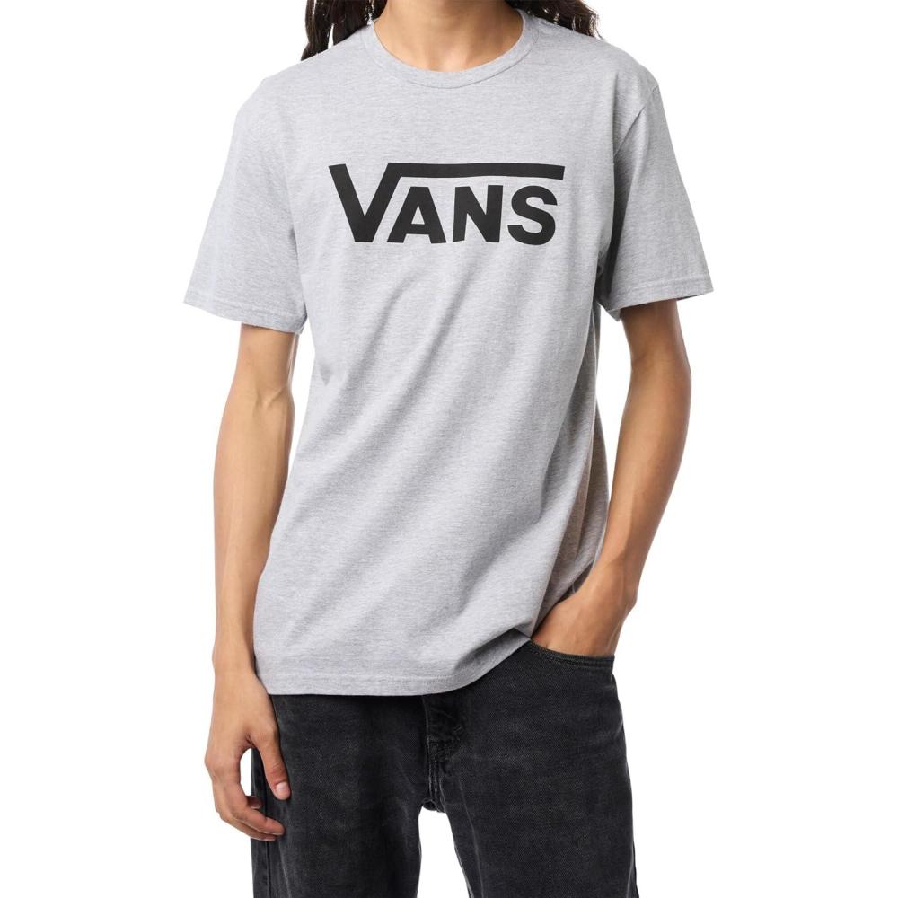 image:imageVans UnisexAdult Classic Drop V ShortSleeve Crew TShirtAthletic Heather