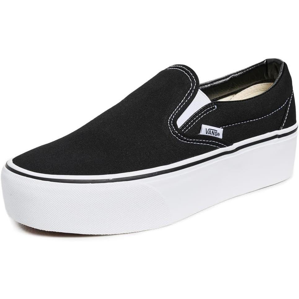 image:imageVans UnisexAdult Classic Slip onBlackTrue White