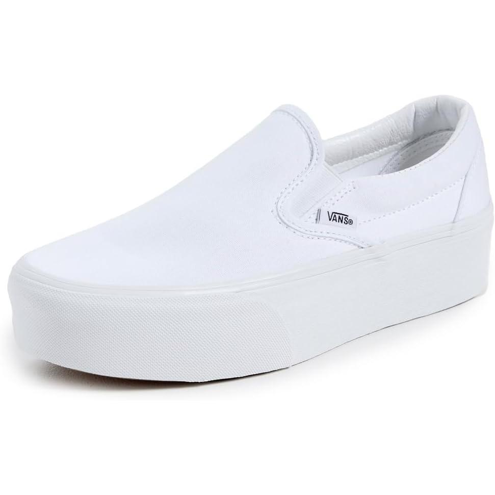 image:imageVans UnisexAdult Classic Slip onCanvas True White