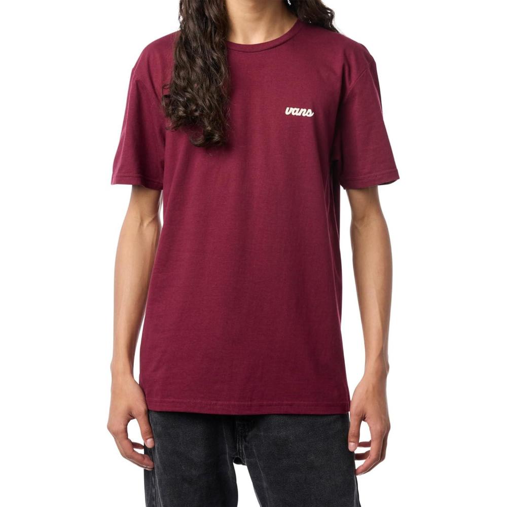 image:imageVans UnisexAdult Scripted ShortSleeve TShirt Casual Graphic Tee Regular Fit Soft 100 Cotton Fabric Durable Ribbed Collar