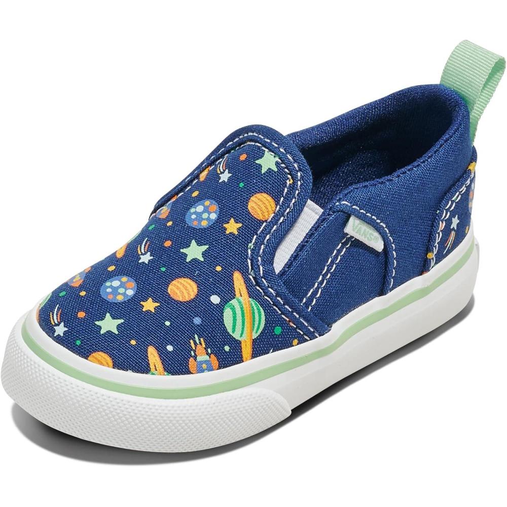 image:imageVans UnisexChild Asher V Slipon ShoeOut in Space Deep Indigo