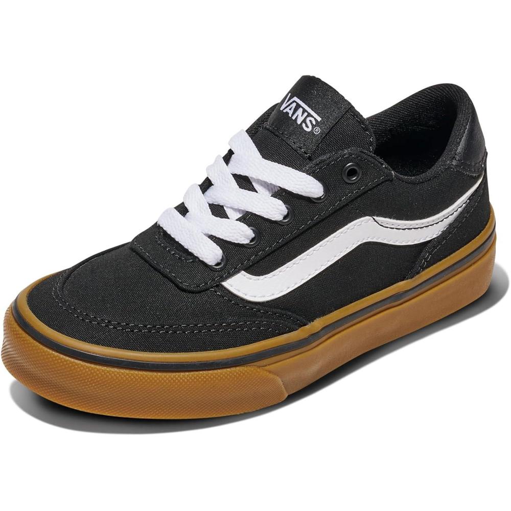 image:imageVans UnisexChild Brooklyn Ls Low Top ShoeCanvas BlackGum