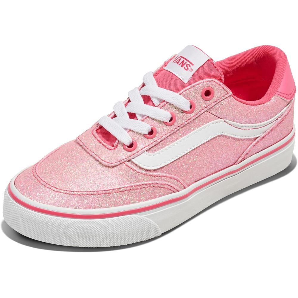 image:imageVans UnisexChild Brooklyn Ls Low Top ShoeGlitter Candied Pink