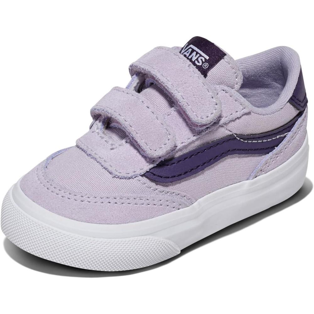 image:imageVans UnisexChild Brooklyn Ls V Low Top Shoe2tone CanvasSuede Lilac Mist