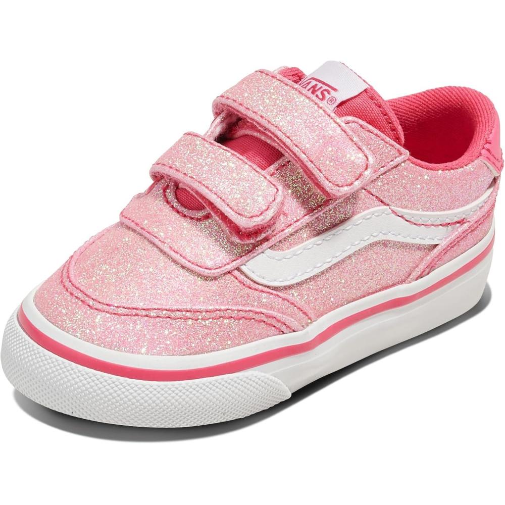 image:imageVans UnisexChild Brooklyn Ls V Low Top ShoeGlitter Candied Pink