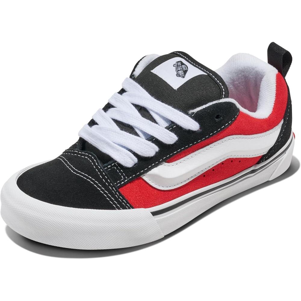 image:imageVans UnisexChild Knu Skool Big KidBlackRacing Red