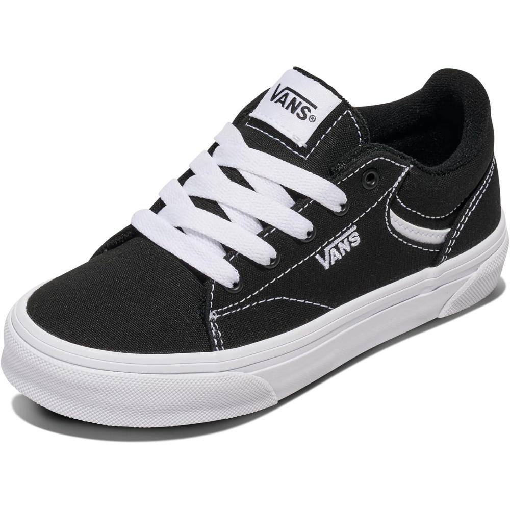 image:imageVans UnisexChild Seldan ShoeBlackWhite