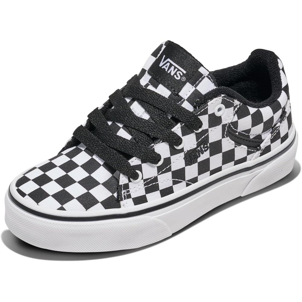 image:imageVans UnisexChild Seldan ShoeCheckerboard BlackWhite