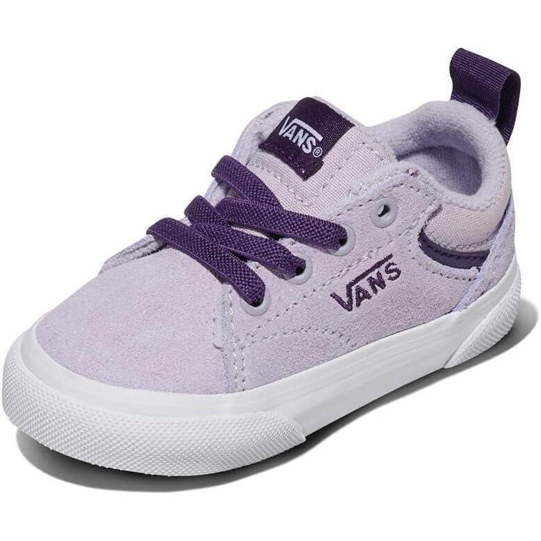 image:imageVans UnisexChild Seldan Slipon Shoe2tone CanvasSuede Lilac Mist