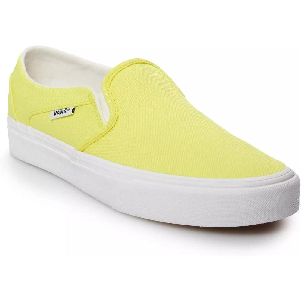 image:imageVans Womens Asher Adult Low Top SneakersNeon Yellow White