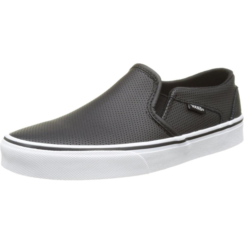 image:imageVans Womens Asher Adult Low Top SneakersPerf Leather Black