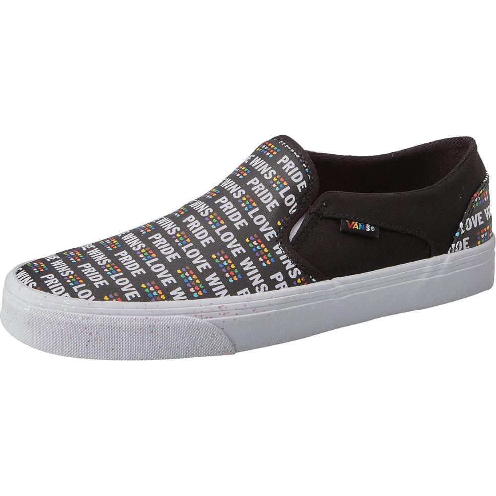 image:imageVans Womens Asher Adult Low Top SneakersPride Black Glitter