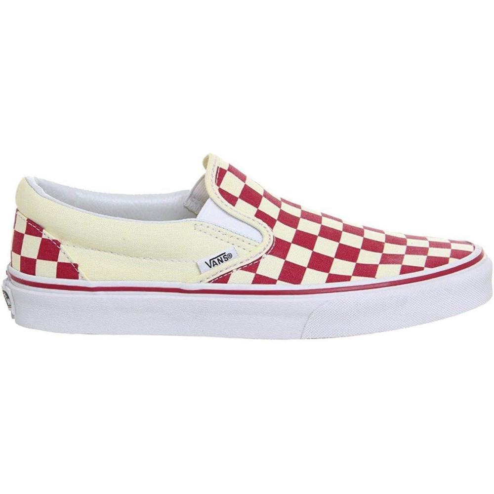 image:imageVans Womens Asher Adult Low Top SneakersRacing Red Classic White Checkerboard