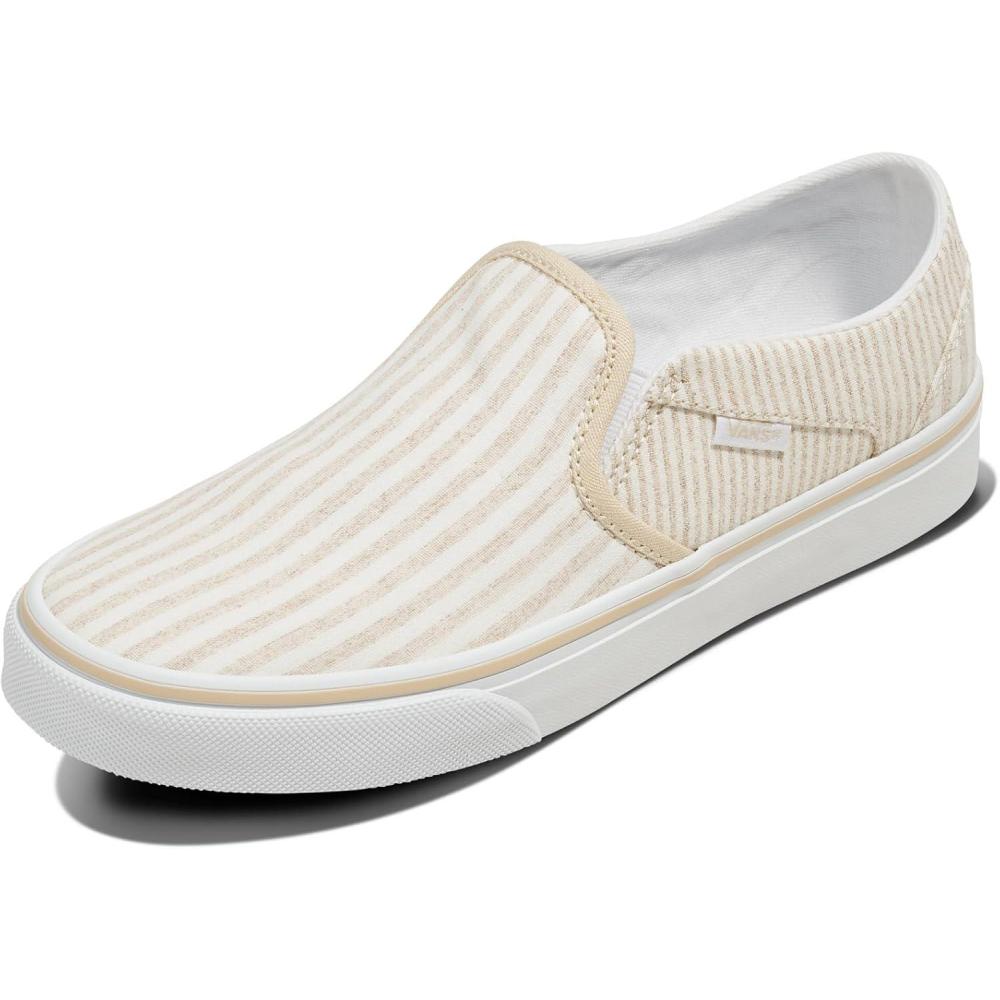 image:imageVans Womens Asher Adult Low Top SneakersSummer Stripe Creme Brule