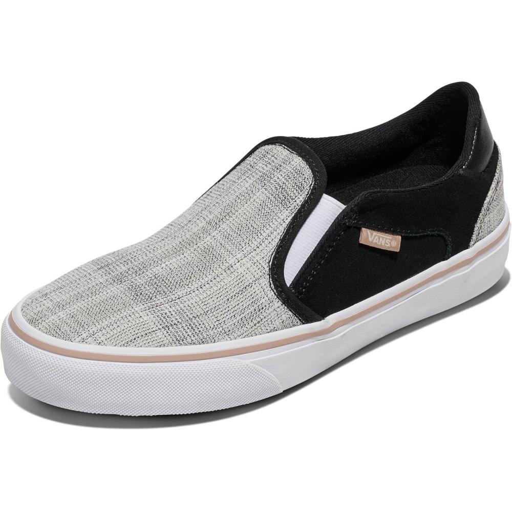 image:imageVans Womens Asher Deluxe Slipon ShoeTl Black