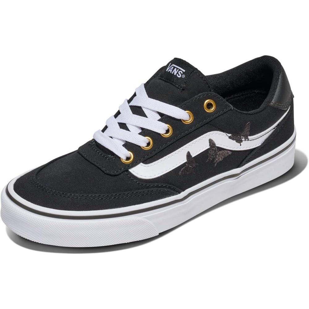 image:imageVans Womens Brooklyn Ls Shoe Lowtop Sneakers for Everyday Wear Walking Work amp FashionMono Embroidery Black