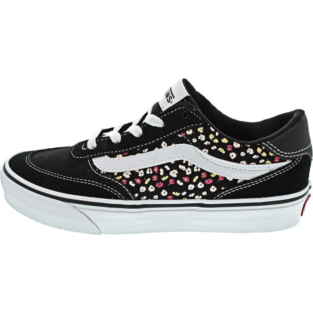 image:imageVans Womens Brooklyn Ls Shoe Lowtop Sneakers for Everyday Wear Walking Work amp FashionSuede and Black Floral