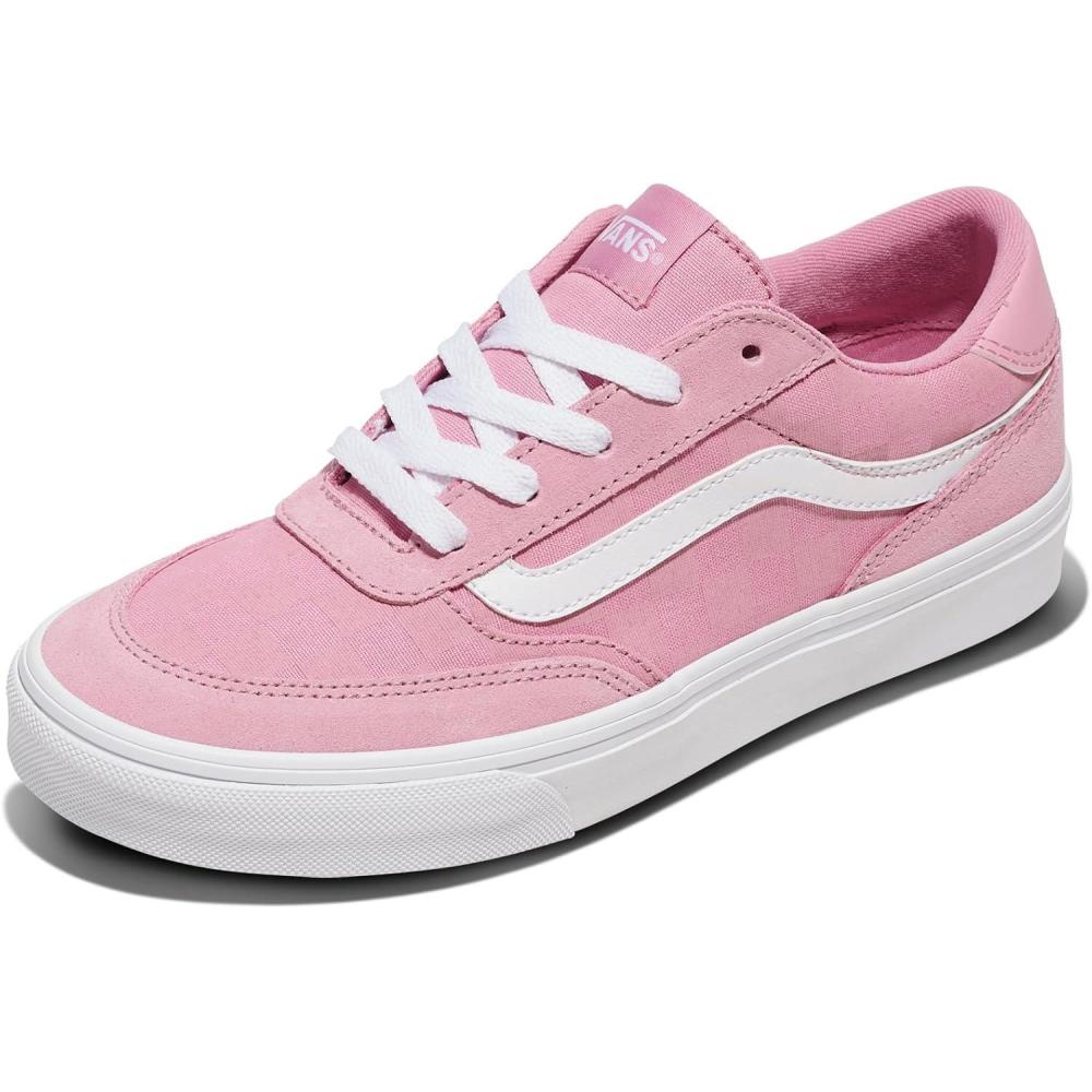 image:imageVans Womens Brooklyn Ls Shoe Lowtop Sneakers for Everyday Wear Walking Work amp FashionTonal Check Pink Dawn