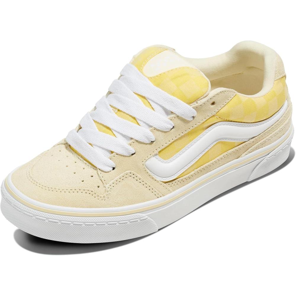 image:imageVans Womens Caldrone ShoesCheck Textile Yellow Dust
