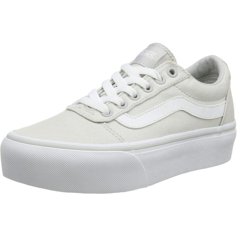 image:imageVans Womens Ward Platform SneakerGrey Canvas Antarctica Uto