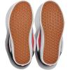 Vans Big Kids’ Knu Skool Shoe | ’90s Retro Puffy Low-Top Fashion Sneakers for Boys & Girls, Black/Racing Red, 7