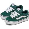 Vans Kids’ Caldrone Shoe | Boys’ & Girls’ Low-Top Fashion Sneakers, Chunky Retro-Inspired, Suede/Mesh Emerald, 13