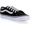 Vans Kids’ Ward Sneaker(Black ((Canvas) Black/True White 1wx))
