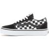 Vans Kids’ Ward Sneaker(Black ((Checker) Black/True White Pvj))