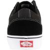 Vans Kids’ Ward Sneaker(Black ((Suede/Canvas) Black/White Car))