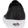 Vans Kids’ Ward Sneaker(Black Tumble Leather Black White)