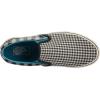 Vans Kids’ Ward Sneaker(Black/Antique White/Enamel Blue Gingham)