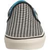 Vans Kids’ Ward Sneaker(Black/Antique White/Enamel Blue Gingham)
