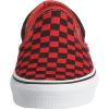 Vans Kids’ Ward Sneaker(Black/Formula One Red Check)