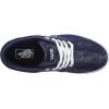 Vans Kids’ Ward Sneaker(Blue Denim Acid Wash Navy White)