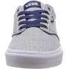 Vans Kids’ Ward Sneaker(Blue Textile Patriot Blue White)