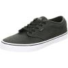 Vans Kids’ Ward Sneaker(Buck Leather Black White)