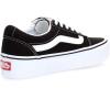 Vans Kids’ Ward Sneaker(Canvas Black White)
