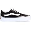 Vans Kids’ Ward Sneaker(Canvas Black White)