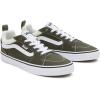 Vans Kids’ Ward Sneaker(Canvas Block Olive White)