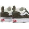 Vans Kids’ Ward Sneaker(Canvas Block Olive White)