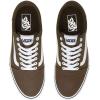 Vans Kids’ Ward Sneaker(Canvas Military Olive White)