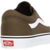 Vans Kids’ Ward Sneaker(Canvas Military Olive White)