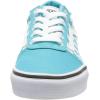 Vans Kids’ Ward Sneaker(Checkerboard Scuba Blue White)