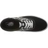 Vans Kids’ Ward Sneaker(Flame Check Black White)