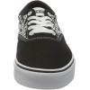 Vans Kids’ Ward Sneaker(Flame Check Black White)
